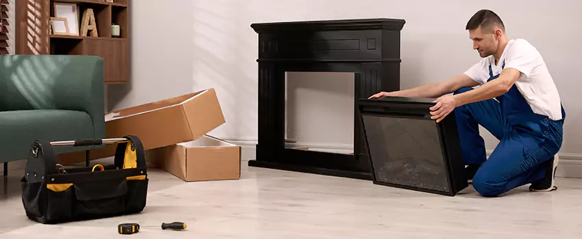 Old Rusted Metal Fireplace Repair And Replacement in Sulphur, LA